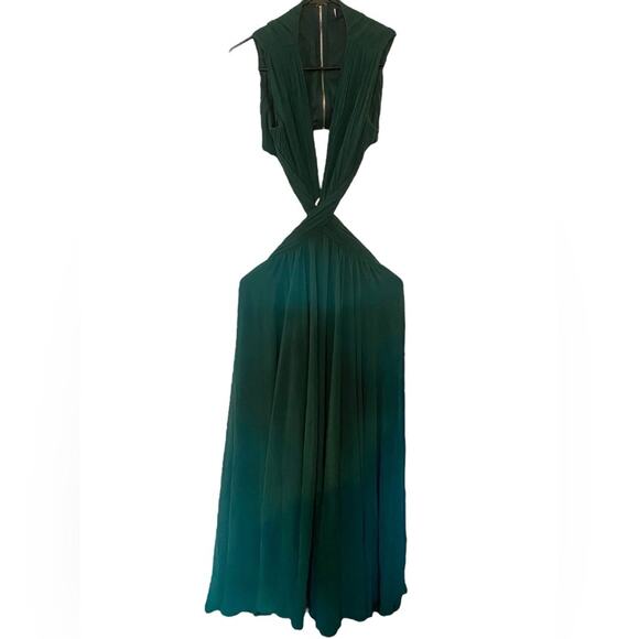 Copied - Lulus Vivid Imagination Forest Green Cutout Maxi Dress - Picture 2 of 6